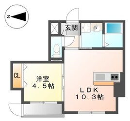 エイチ・ツーオー清水丘の物件間取画像